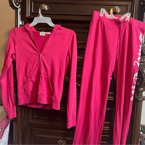 vintage cotton knit Juicy sweatsuit
